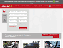 Tablet Screenshot of milanotaxiok.it